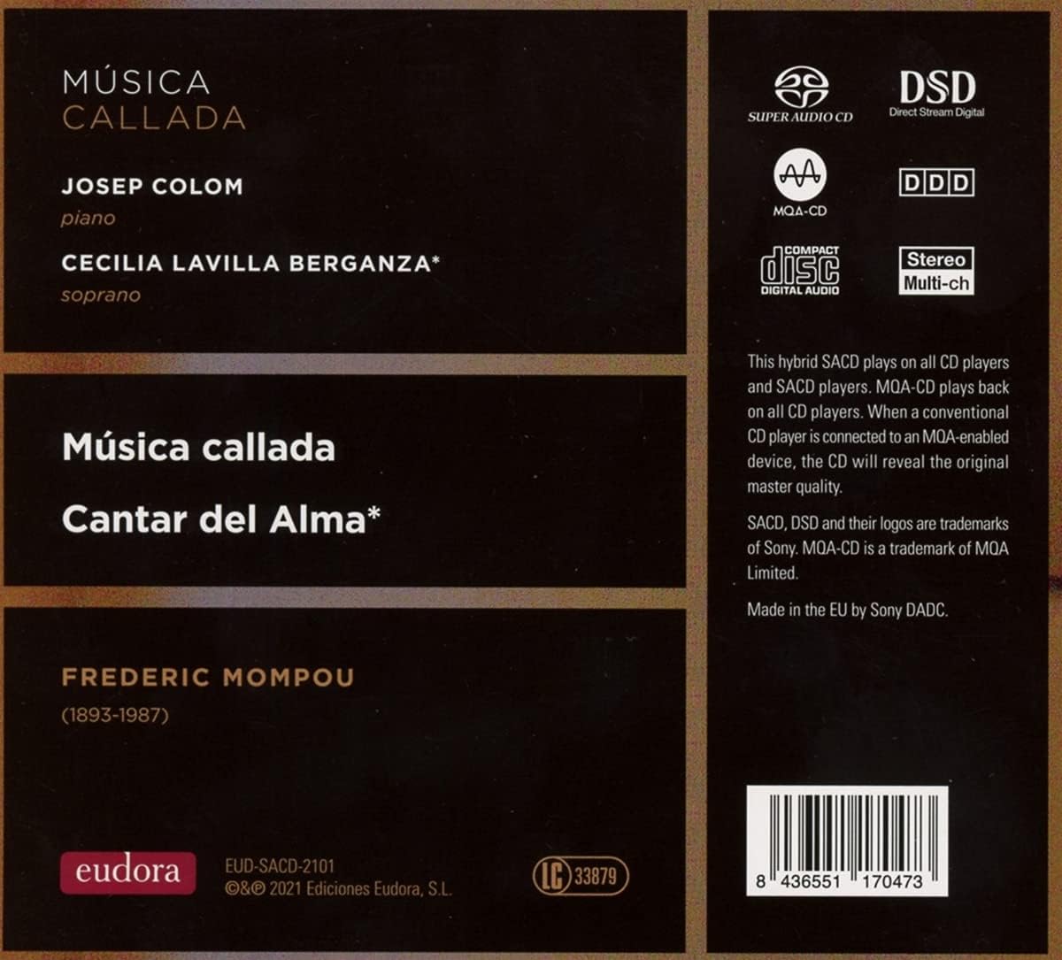 Federico Mompou: Música callada (SACD)