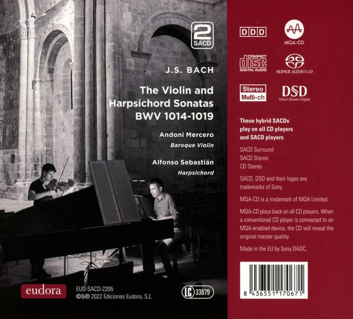 Bach: The Violin & Harpsichord Sonatas (2SACD)