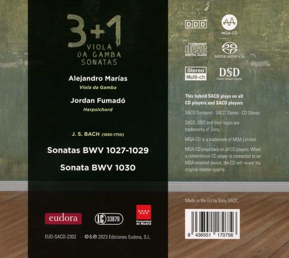 Bach: Viola da Gamba Sonatas BWV 1027-1030 (SACD)