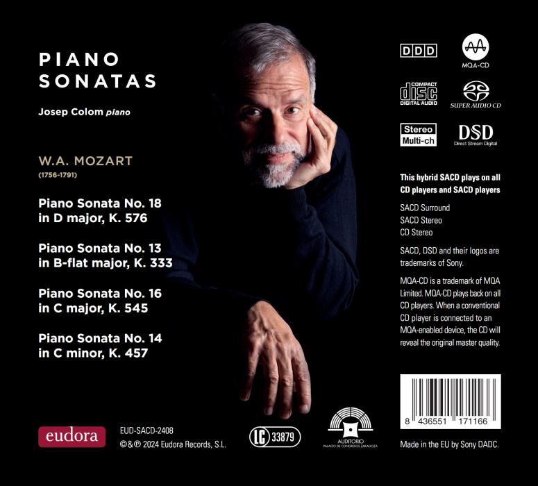 Mozart: Piano Sonatas K. 333, 457, 545 & 576 (SACD)