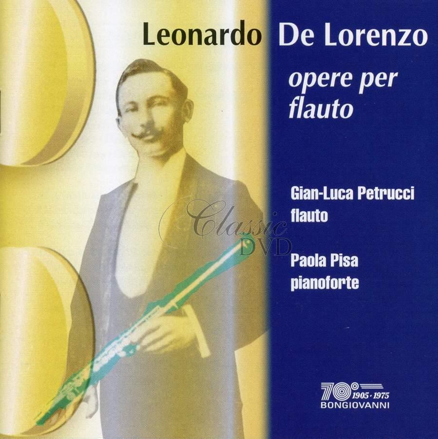 LEONARDO DE LORENZO - Opere Per Flauto (CD)