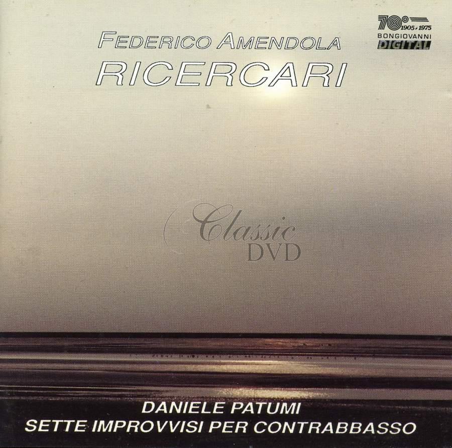 FEDERICO AMENDOLA - Ricercari (CD)