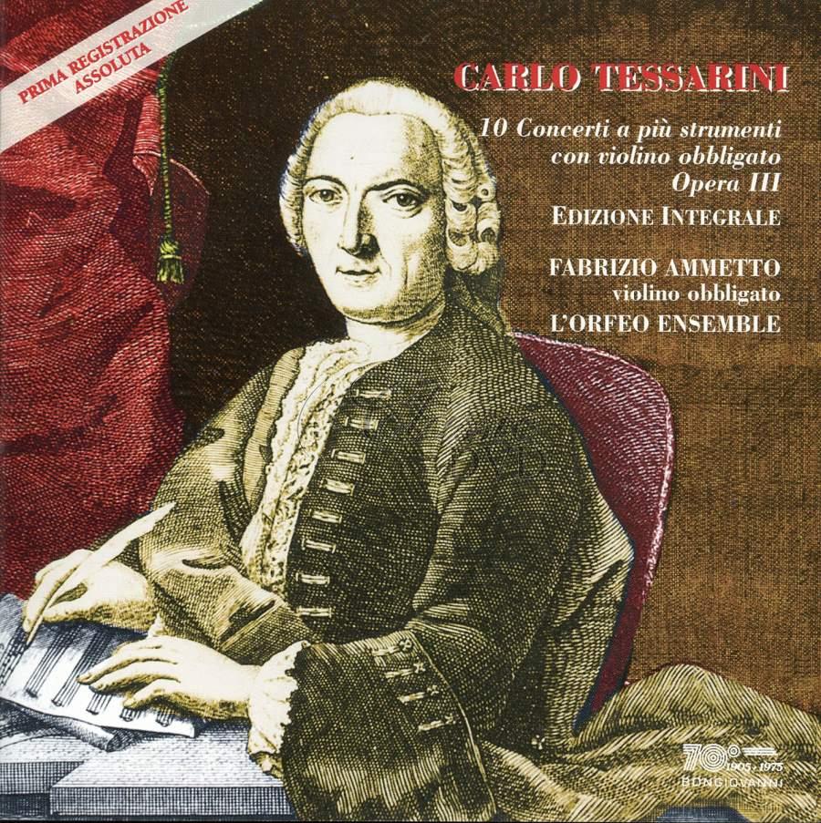 TESSARINI,C.: 10 Concerti a para Strumenti con Violino Obbligato Op. 3 (CD)