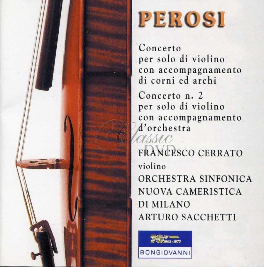 PEROSI - Concerto Per Solo Di Violino (CD)