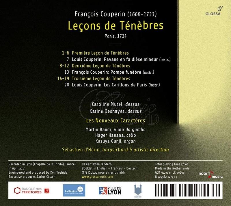 Francois Couperin: Lecons Des Tenebres. Karine Deshayes (CD)