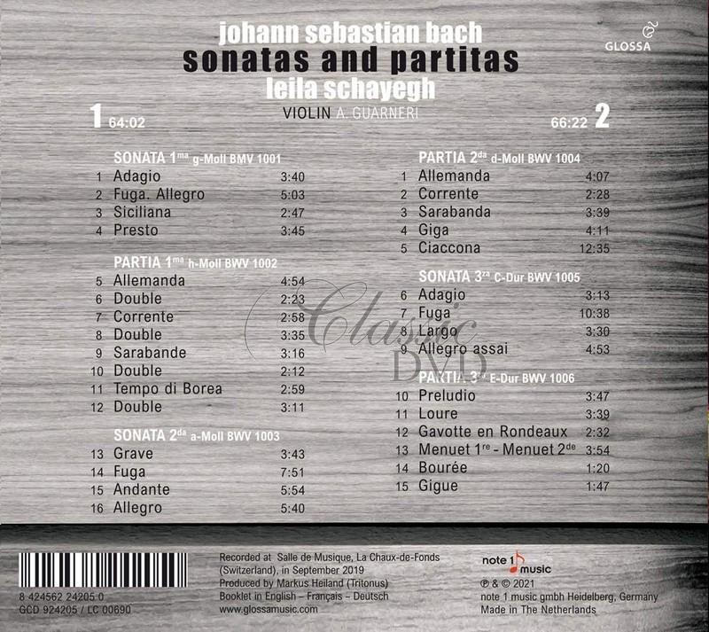 Bach: Sonatas And Partitas, BWV 1001-1006 – Leila Schayegh (2CD)