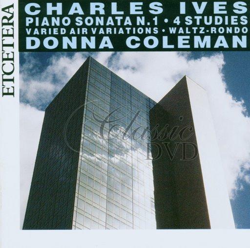IVES,Ch.: Klavírní sonata 1; 4 studií pro klavír (CD)