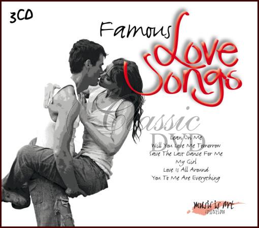 FAMOUS LOVE SONGS: Romantická kolekce - DÁRKOVÁ EDICE (3CD)