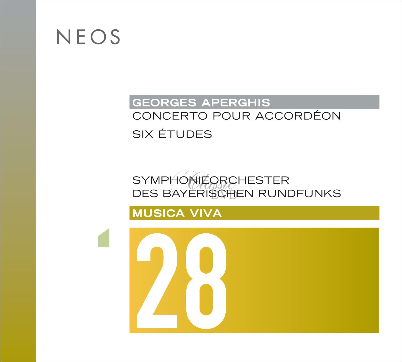 Georges Aperghis: Concerto pour Accordeon, Six etudes - musica viva 28 (SACD)