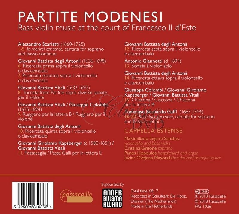 Partite Modenesi: Cappella Estense (CD)
