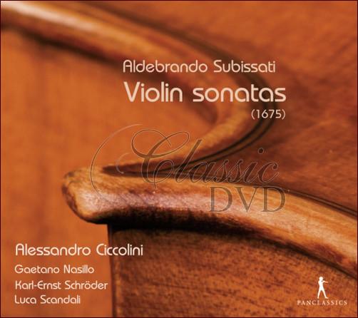 Aldebrando Subissati VIOLIN SONATAS (CD)