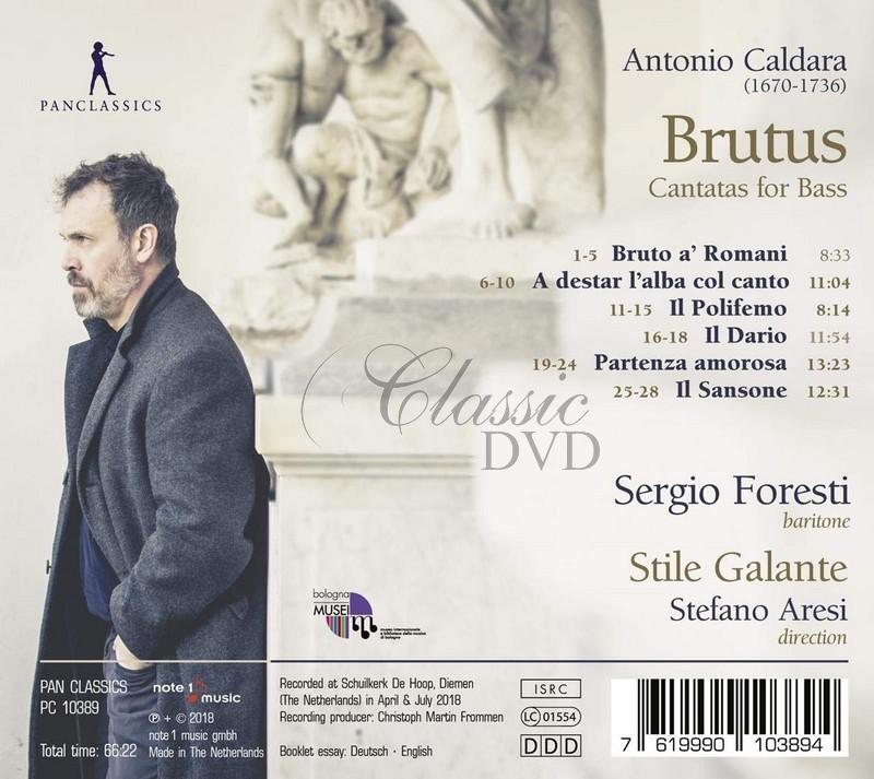 ANTONIO CALDARA Brutus - Cantatas For Bass (CD)