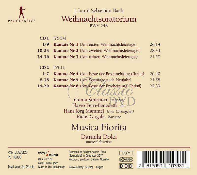 Bach, J S - Weihnachtsoratorium; Vánoční oratorium BWV248 (2CD)