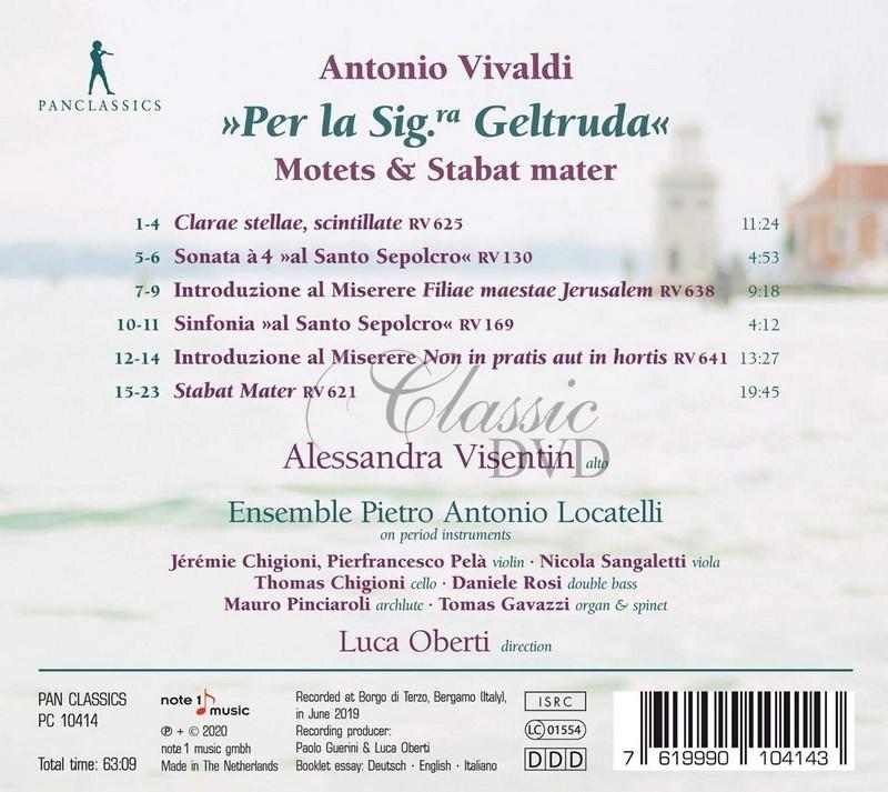 Vivaldi: Per La Sig.Ra Geltruda – Alessandra Visentin (CD)