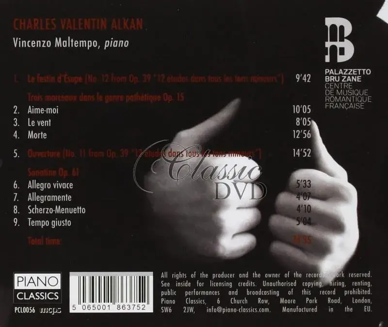 Alkan: Le Festin d'ésope, Vol. 2. Vincenzo Maltempo (CD)