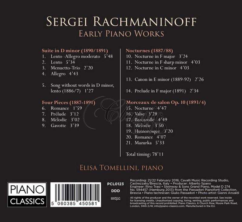 Rachmaninov: Early Piano Works (CD)