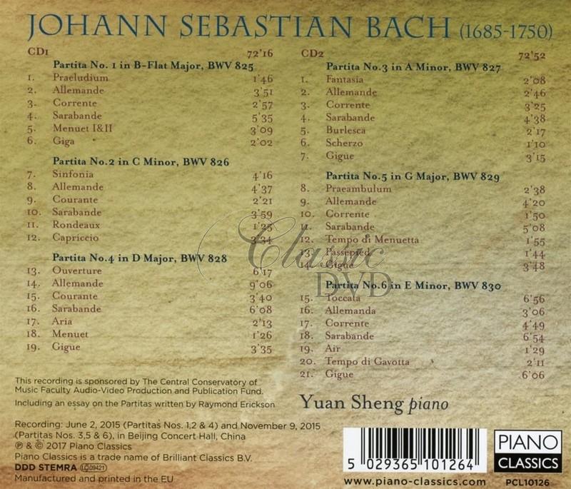 Bach: Complete Partitas.  Yuan Sheng (2 CD)