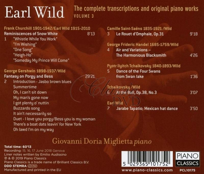 Earl Wild: The Complete Transcriptions and Original Piano Works, Vol. 3 (CD)