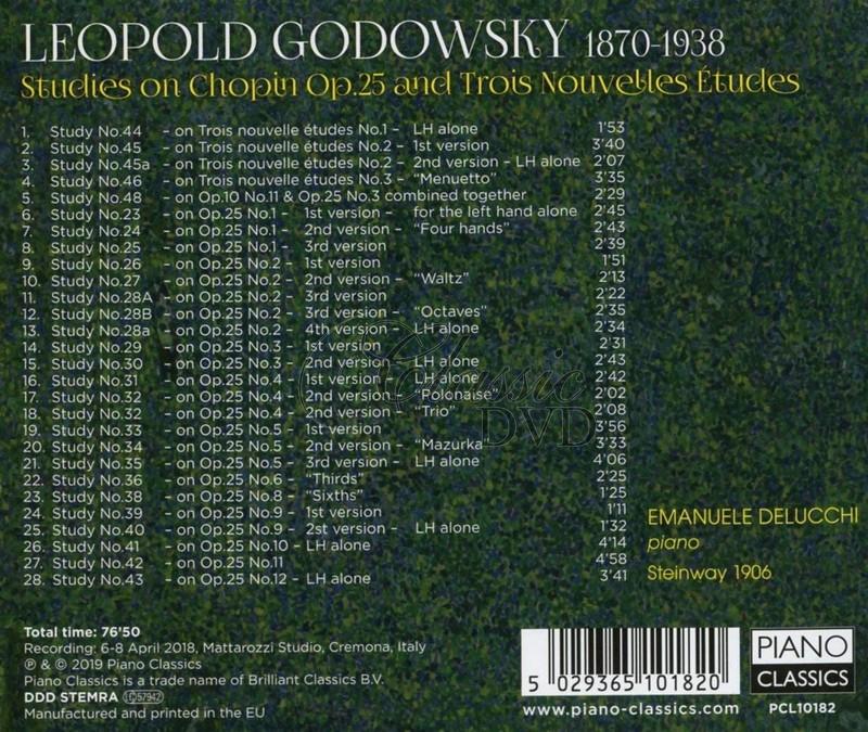 Godowsky: Studies on Chopin Op.25 (CD)