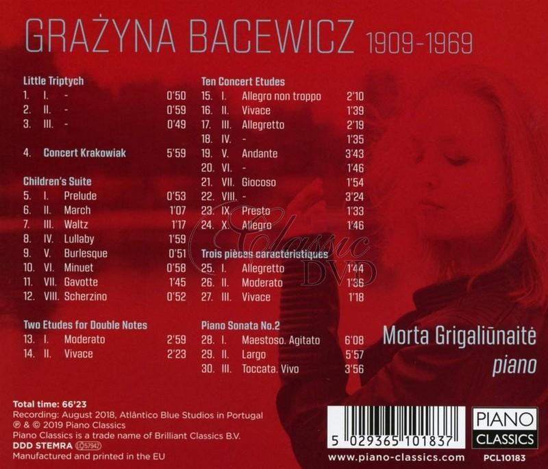 Grazina Bacewicz: Piano Music (CD)