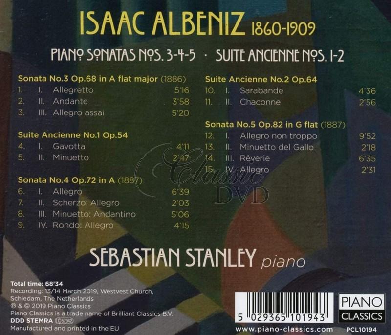 Albeniz: Piano Sonata Nos. 3, 4, 5, Suite Ancienne Nos. 1, 2 (CD)