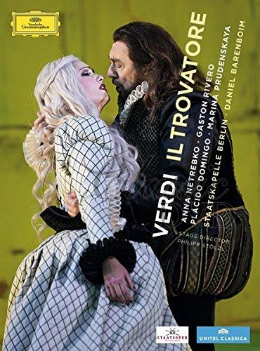 GIUSEPPE VERDI: Il Trovatore. Netrebko · Rivero · Domingo · Prudenskaya. Staatskapelle Berlin / Daniel Barenboim (DVD)