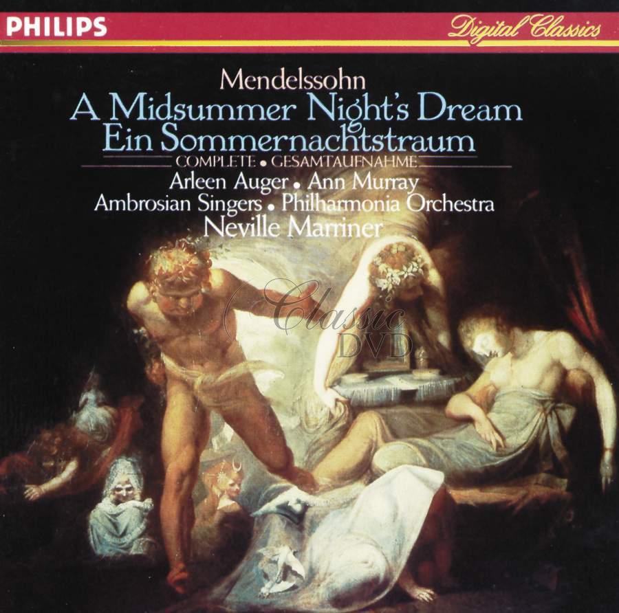 MENDELSSOHN-BARTHOLDY F. - Sen Noci Svatojanske. Marriner/Po (CD)