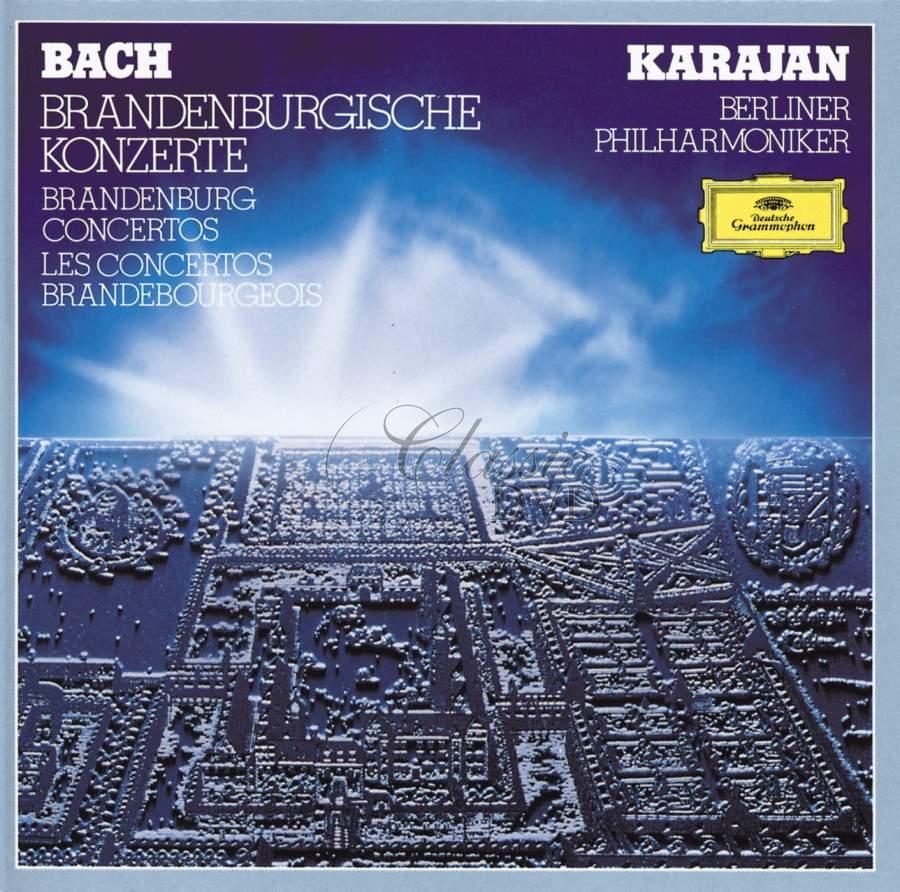 BACH JOHANN SEBASTIAN - Braniborske Koncerty 1-6. Karajan/Bph (2CD)