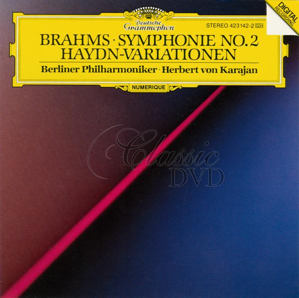 BRAHMS JOHANNES - Symfonie 2/Variace. Karajan/Bph (CD)