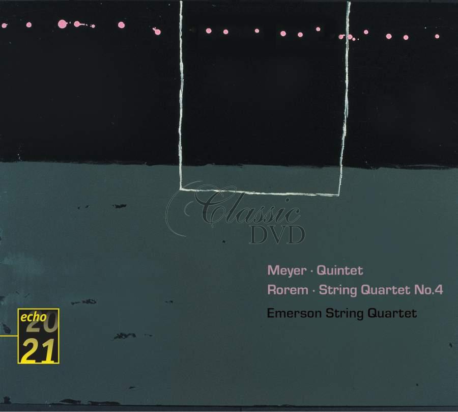 MEYER/ROREM - Kvintet/Kvartet Smyccovy. Emerson Str.Q./Meyer (CD)