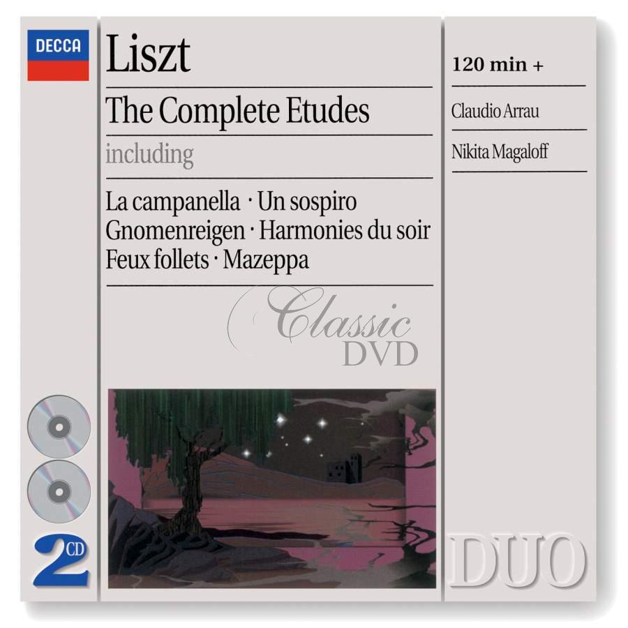Liszt: The Complete Etudes. Claudio Arrau, Nikita Magaloff (2CD)