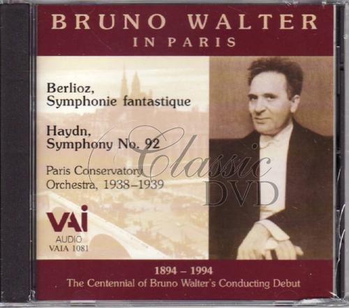 BRUNO WALTER: In Paris - Berlioz, Haydn (CD)