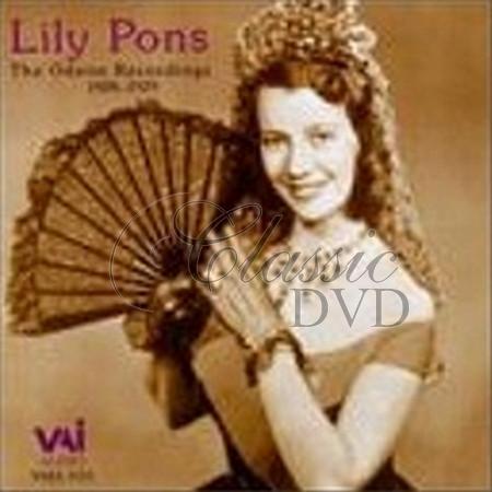 LILY PONS: Odeon recordings 1928-29 (CD)