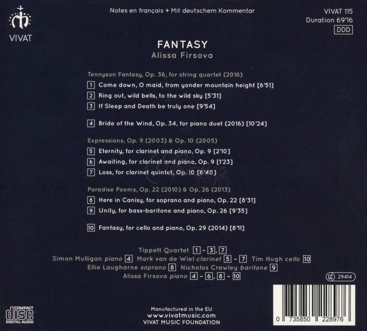 Fantasy: Music of Alissa Firsova (CD)