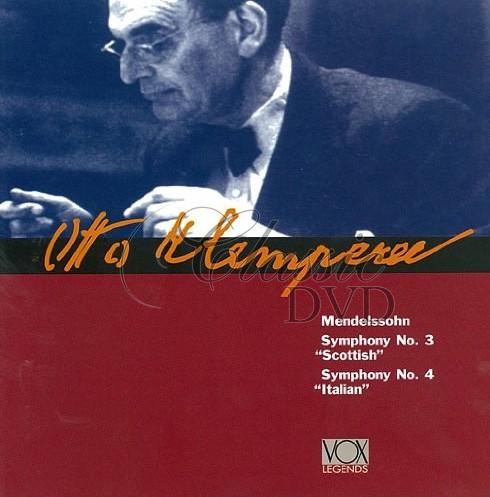 MENDELSSOHN,F.: Symfonie 3 & 4 (Klemperer) (CD)