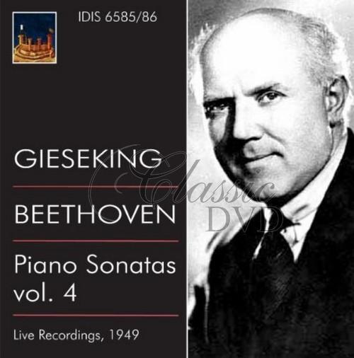 WALTER GIESEKING: Plays Beethoven - Piano Sonatas Vol.4 (2CD)