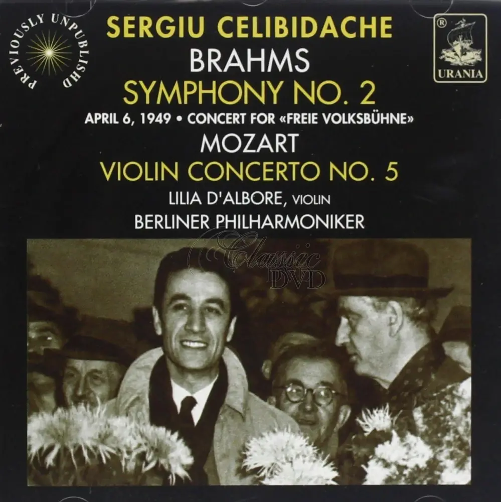 Johannes Brahms: Symphony 2 / W.A. Mozart: Violin Concerto 5 (CD)