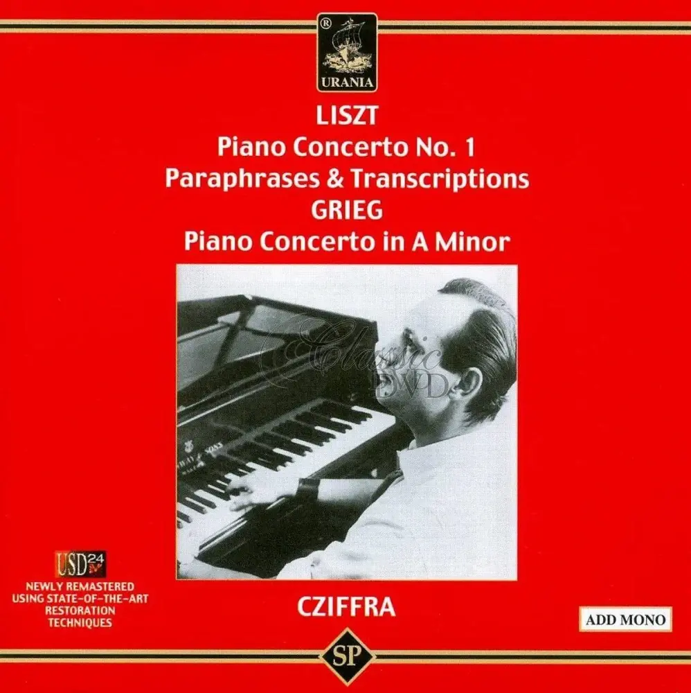 György Cziffra (piano): Liszt, Grieg (2CD)