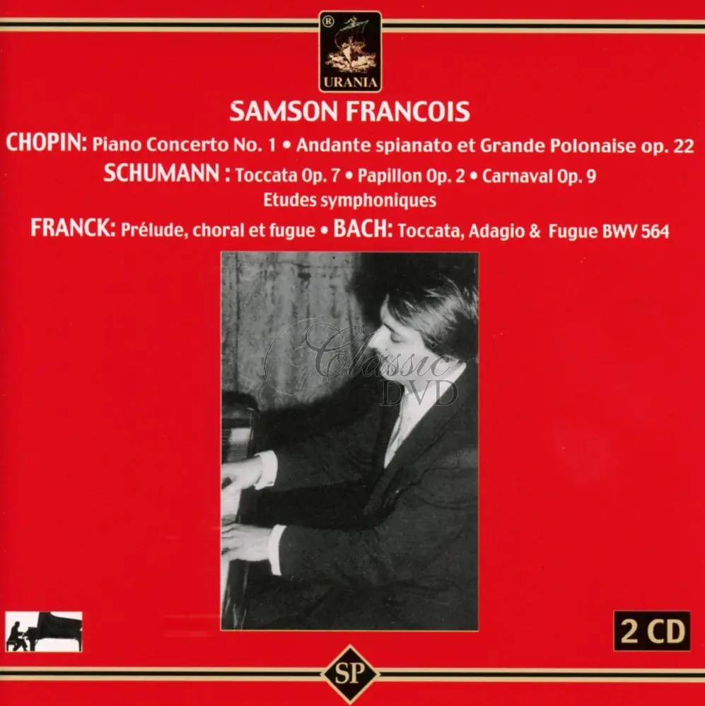 Samson Francois (piano): Bach, Franck, Chopin, Schumann (2CD)
