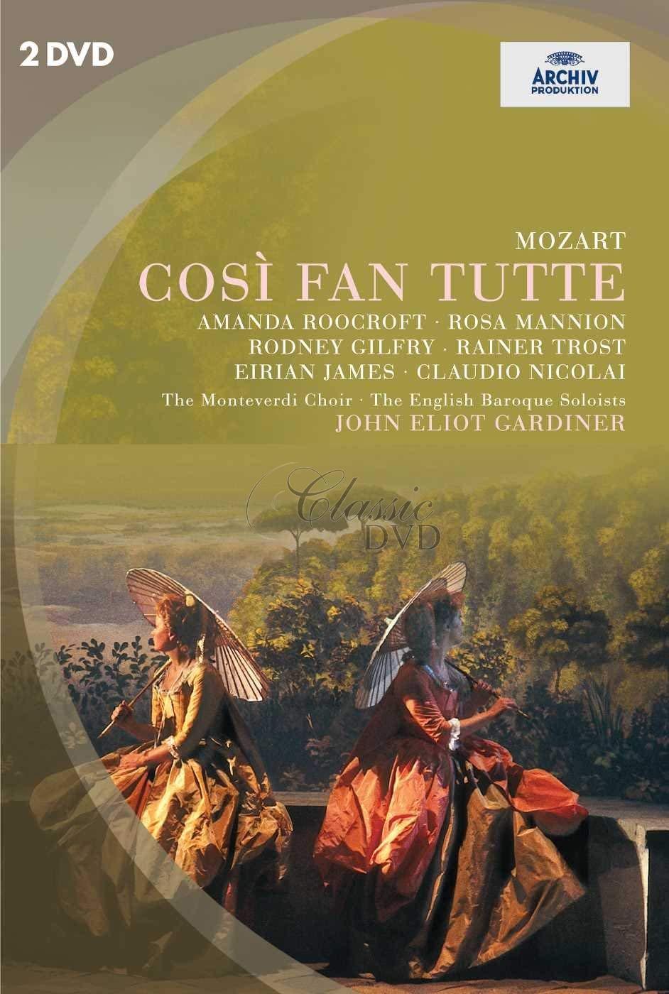 MOZART,W.A.: Cosi fan Tutte - Takové jsou všechny. John Eliot Gardiner (2DVD)