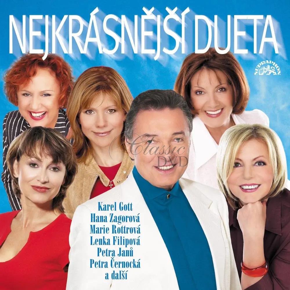 NEJKRÁSNĚJŠÍ DUETA / K.Gott, H.Zagorová, H.Vondráčková, M.David, I.Bartošová, J.Korn (CD)