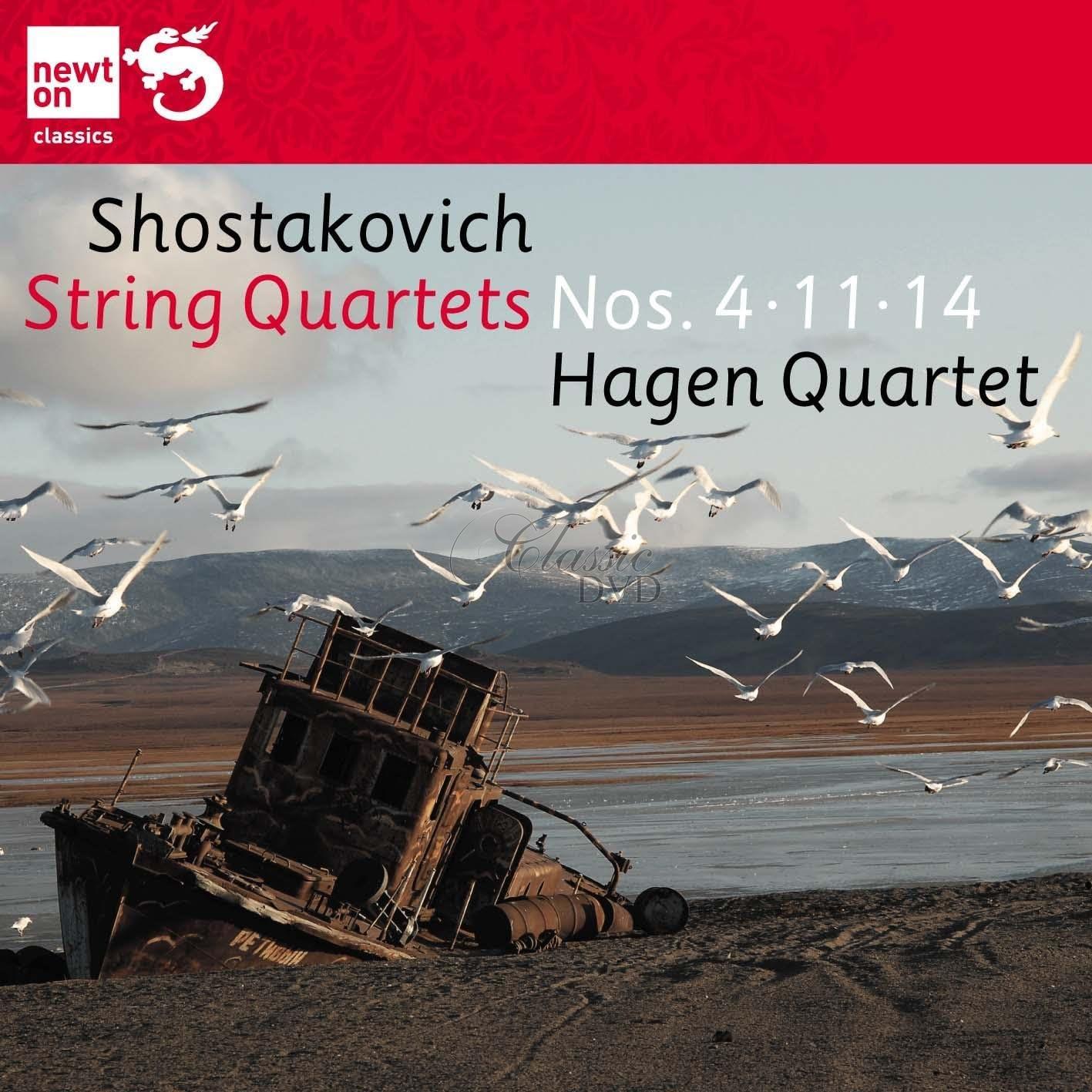 Shostakovich: String Quartets Nos. 4, 11 & 14. HAGEN QUARTET (CD)