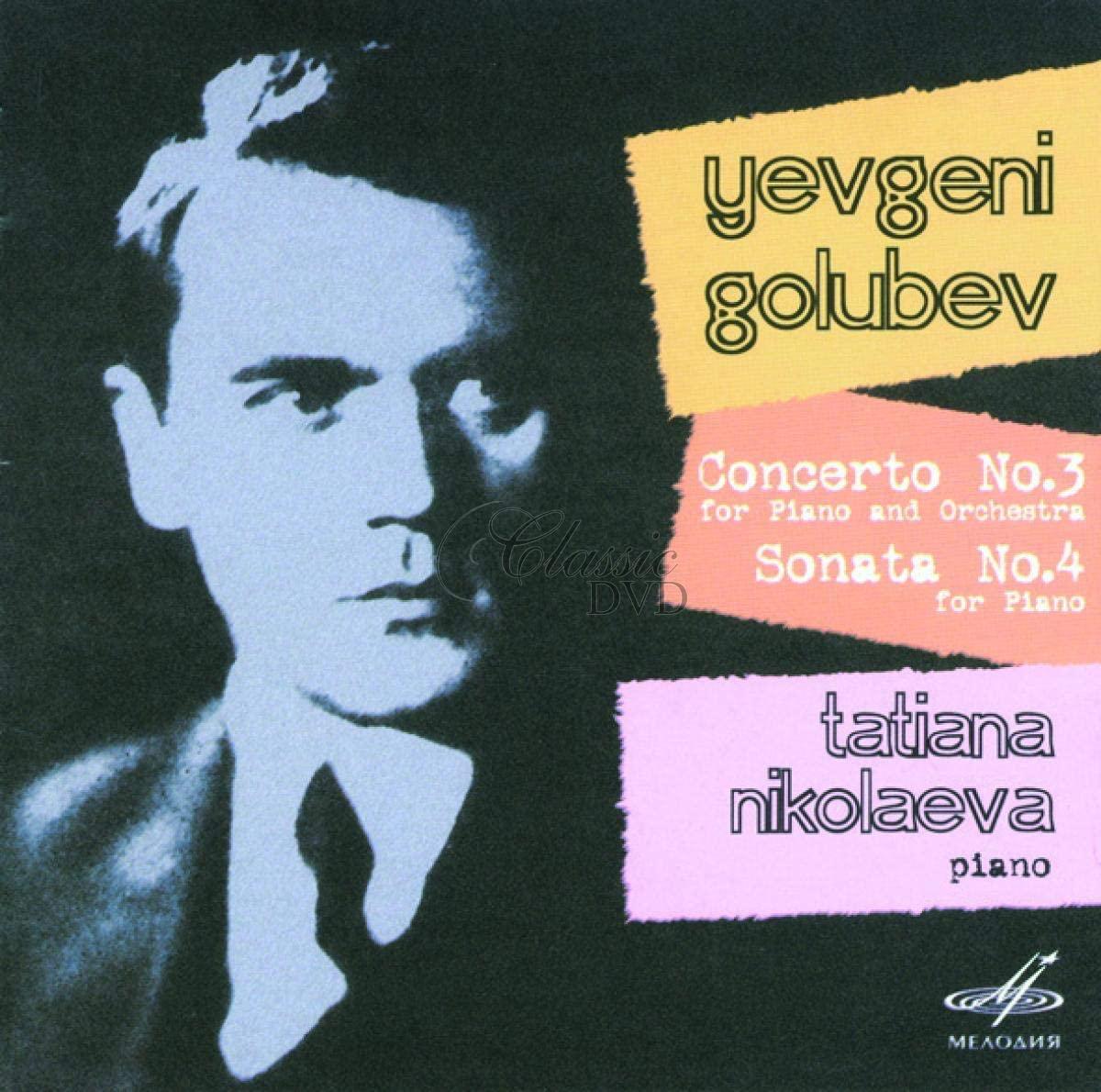 GOLUBEV Piano Concerto #3; Sonata #4 (CD)
