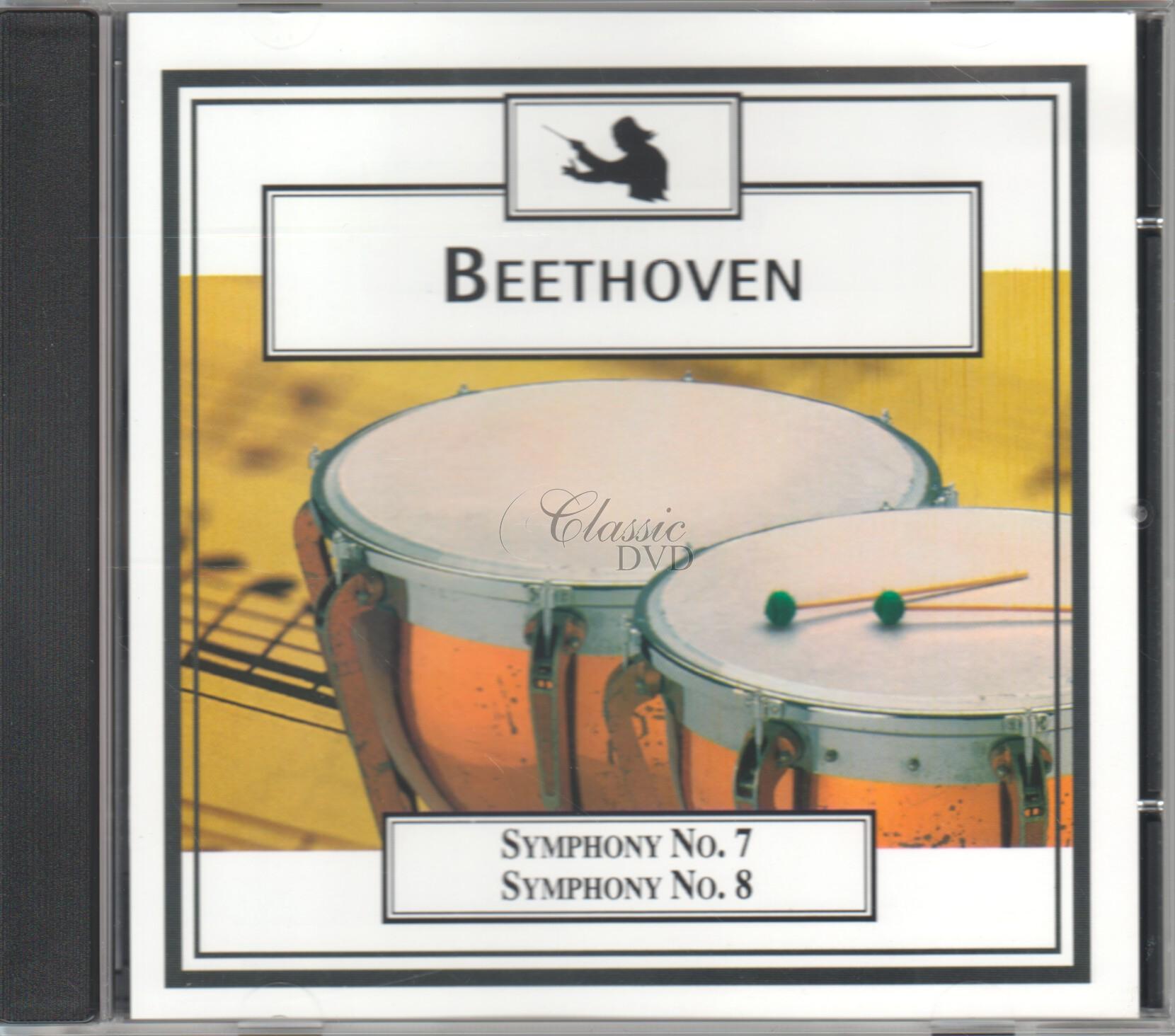 BEETHOVEN Symphonies 7,8 (CD)