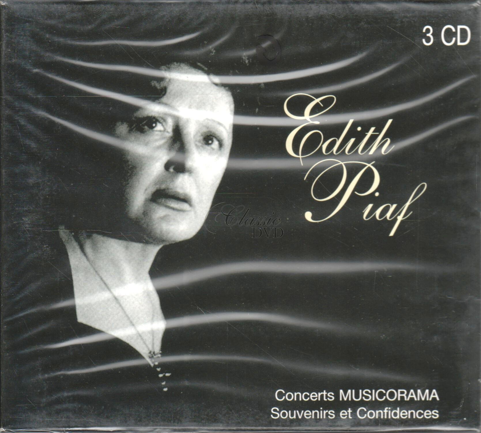 EDITH PIAF - CONCERTS MUSICORAMA (3CD)