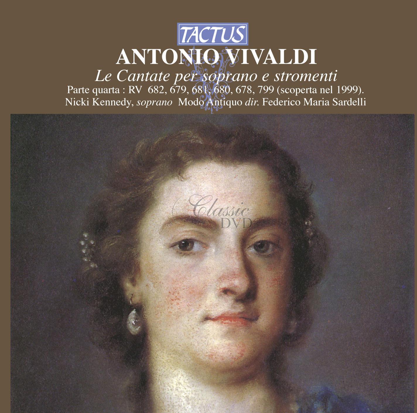 VIVALDI ANTONIO Cantate per soprano e stromenti RV 682, 679, 681, 680, 678, 799 (CD)