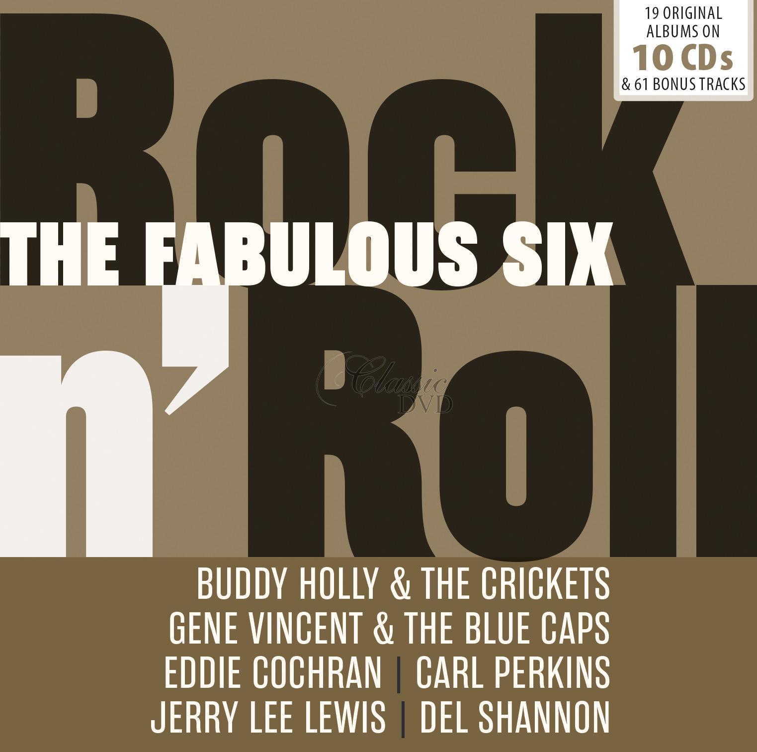 The Fabulous Six. Rock'N'Roll - DÁRKOVÁ EDICE (10CD)
