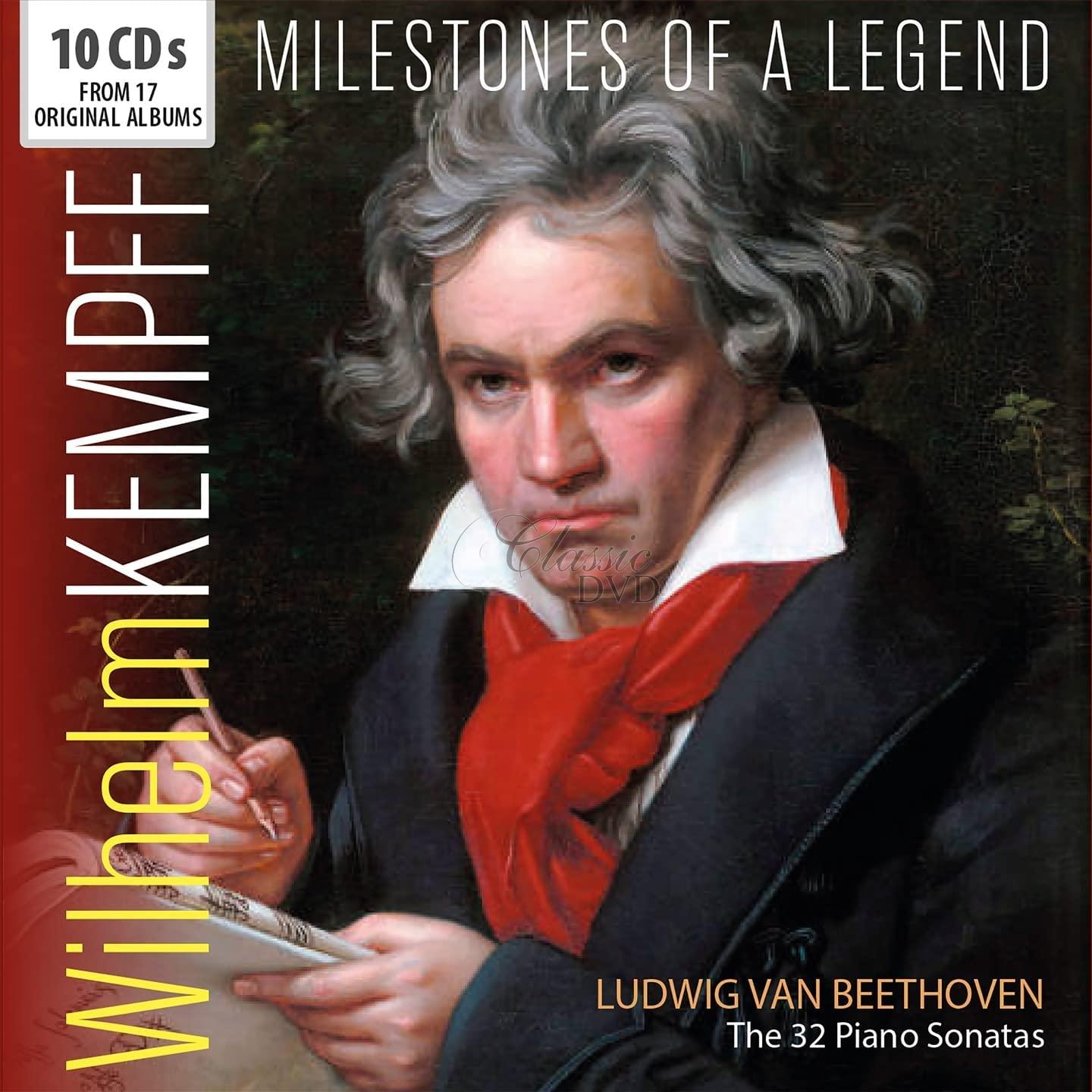 BEETHOVEN - THE COMPLETE 32 PIANO SONATAS - WILHELM KEMPFF (10CD)