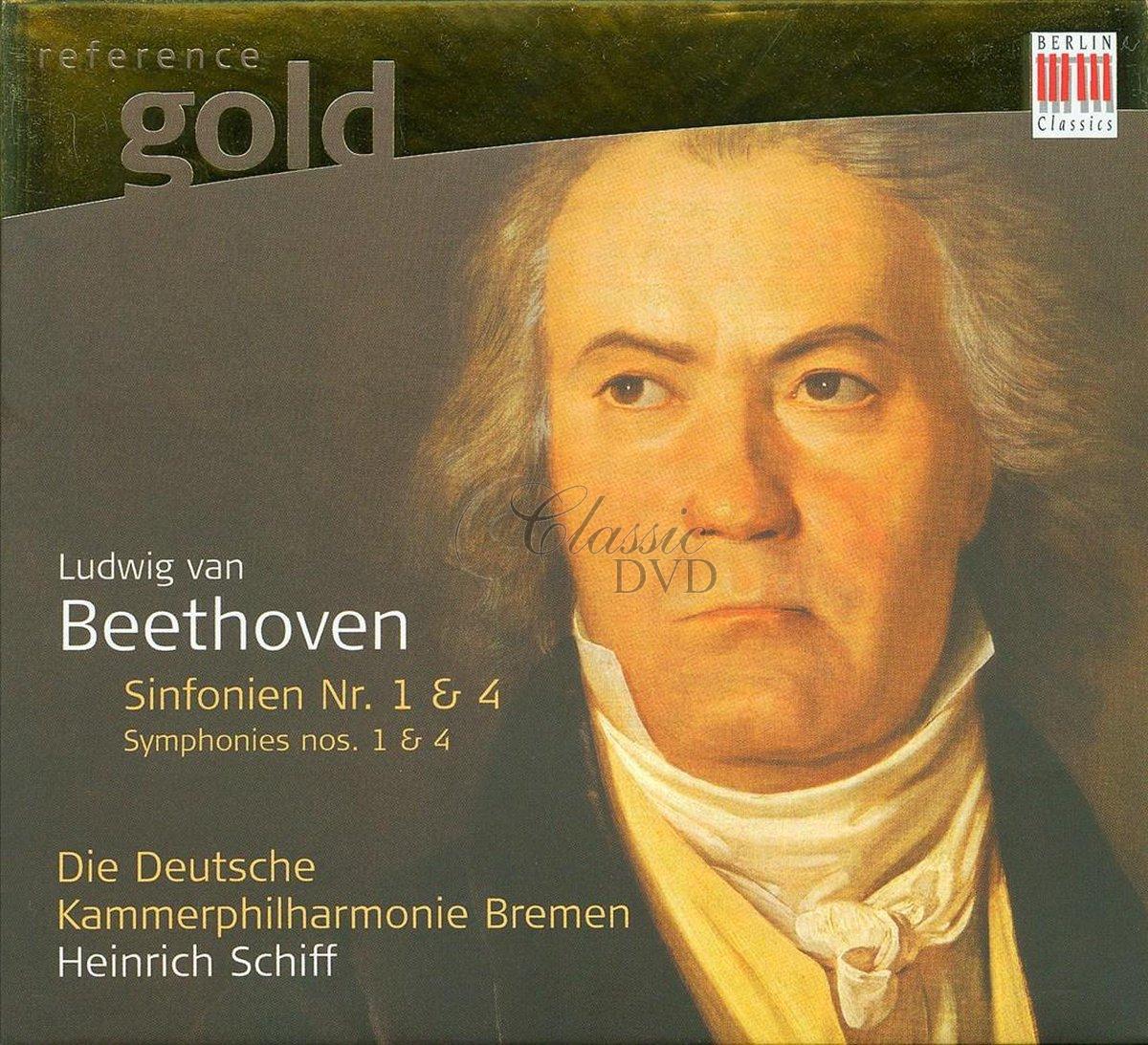 Beethoven - Symphonies Nos.1 & 4. Heinrich Schiff (CD)