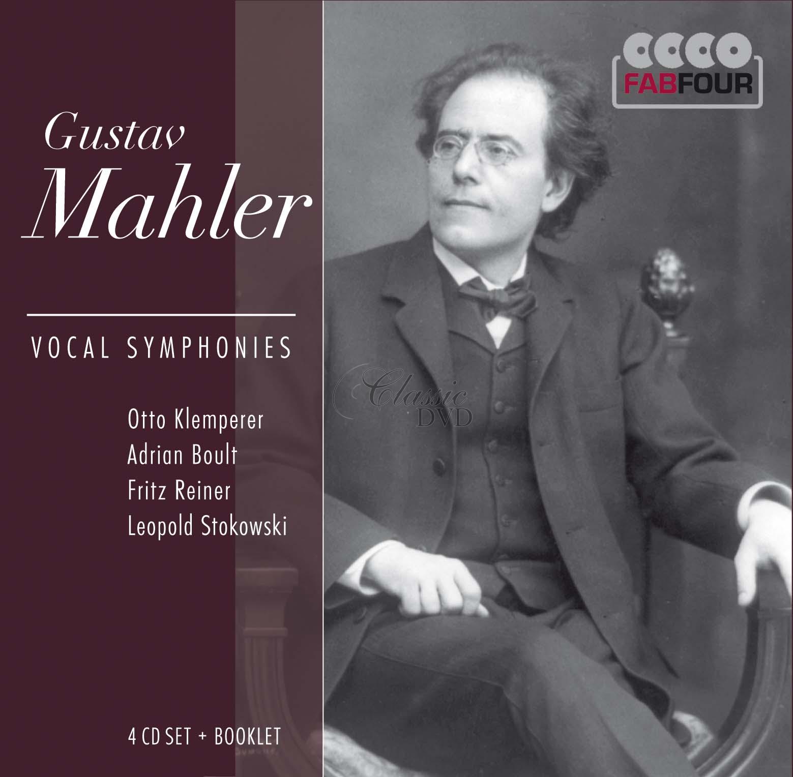 MAHLER Vocal Symphonies 2, 3, 4, 8 (4CD)